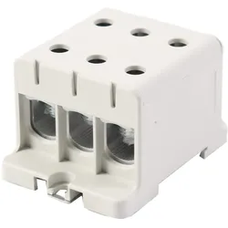 Hauptleitungsklemme Anschlussklemme ETB 150/1x3 Al/Cu Universalklemme elektroinstallation 6 Löcher Elektro Becov UK3150.21