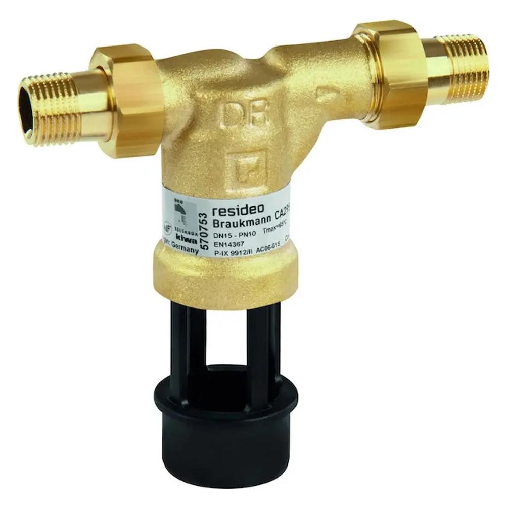 Honeywell Resdio Systemtrenner CA295, Bauart CA, Messing Typ A, mit Gewindetülle, 3/4" (CA295-3/4A)