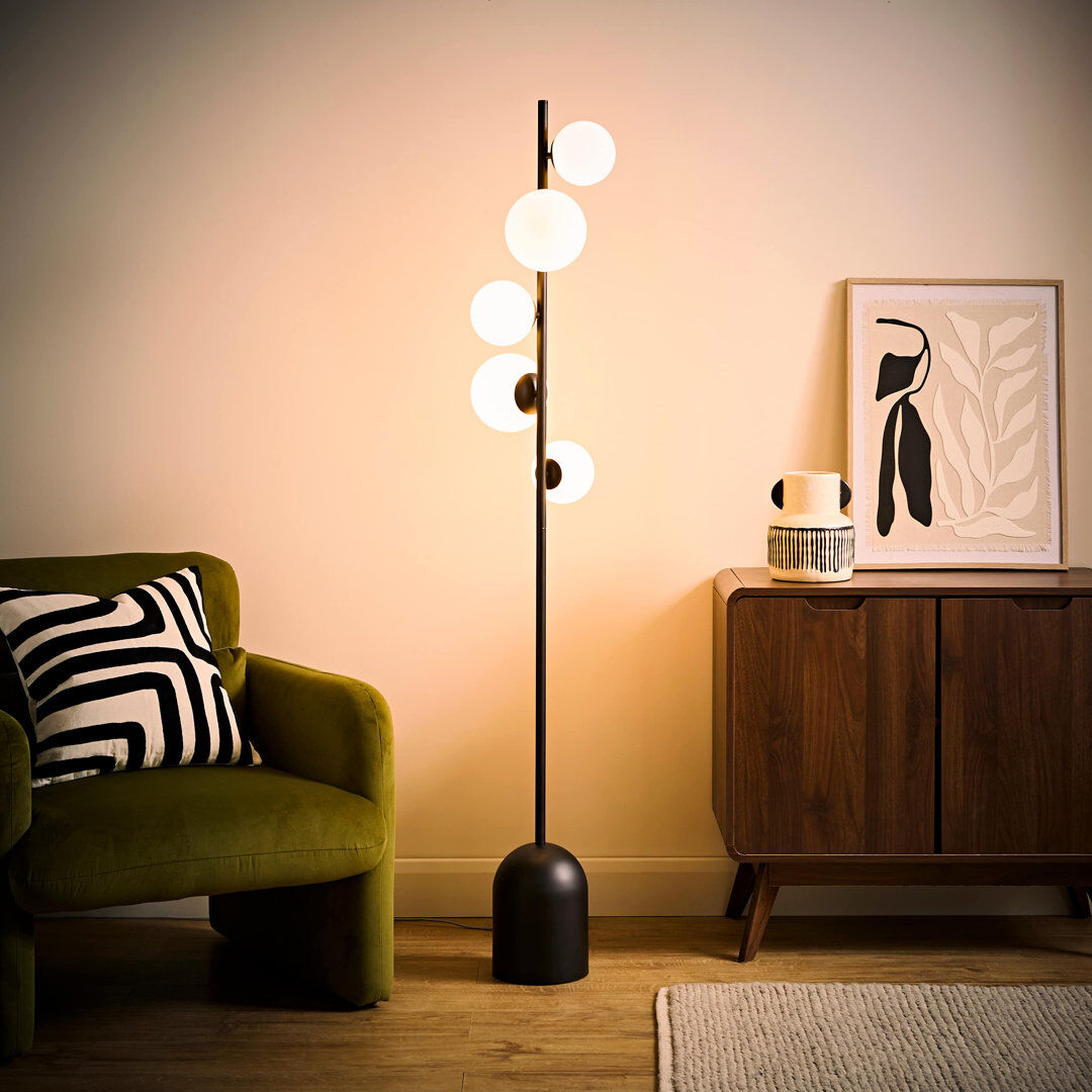 Metro 165 H cm Matte Column Floor Lamp Matte 165cm H X 34cm W X 34cm D