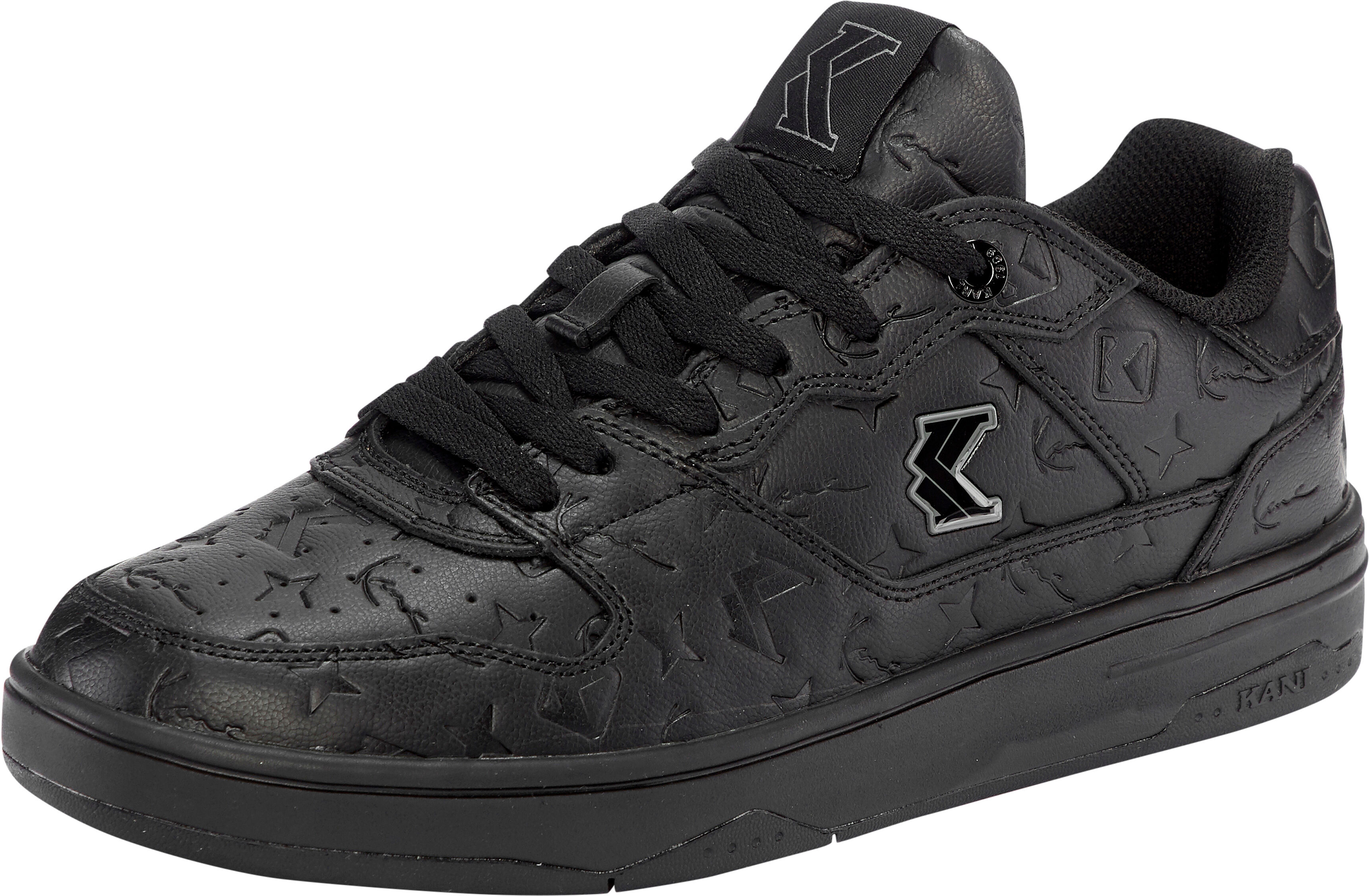 Sneaker KARL KANI "89 2K PRM", Herren, Gr. 41, schwarz, Leder, Schuhe Sneaker schwarz 41