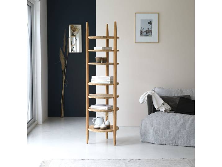Regal aus massivem Teak - Natur - Teak