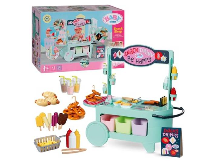 BABY Born Snack Shop mit Sound, Puppenzubehör für 43 cm Puppen