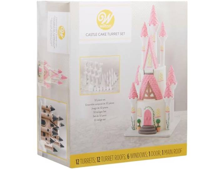 Wilton Romantic Castle Cake Bakset, 32-Delig