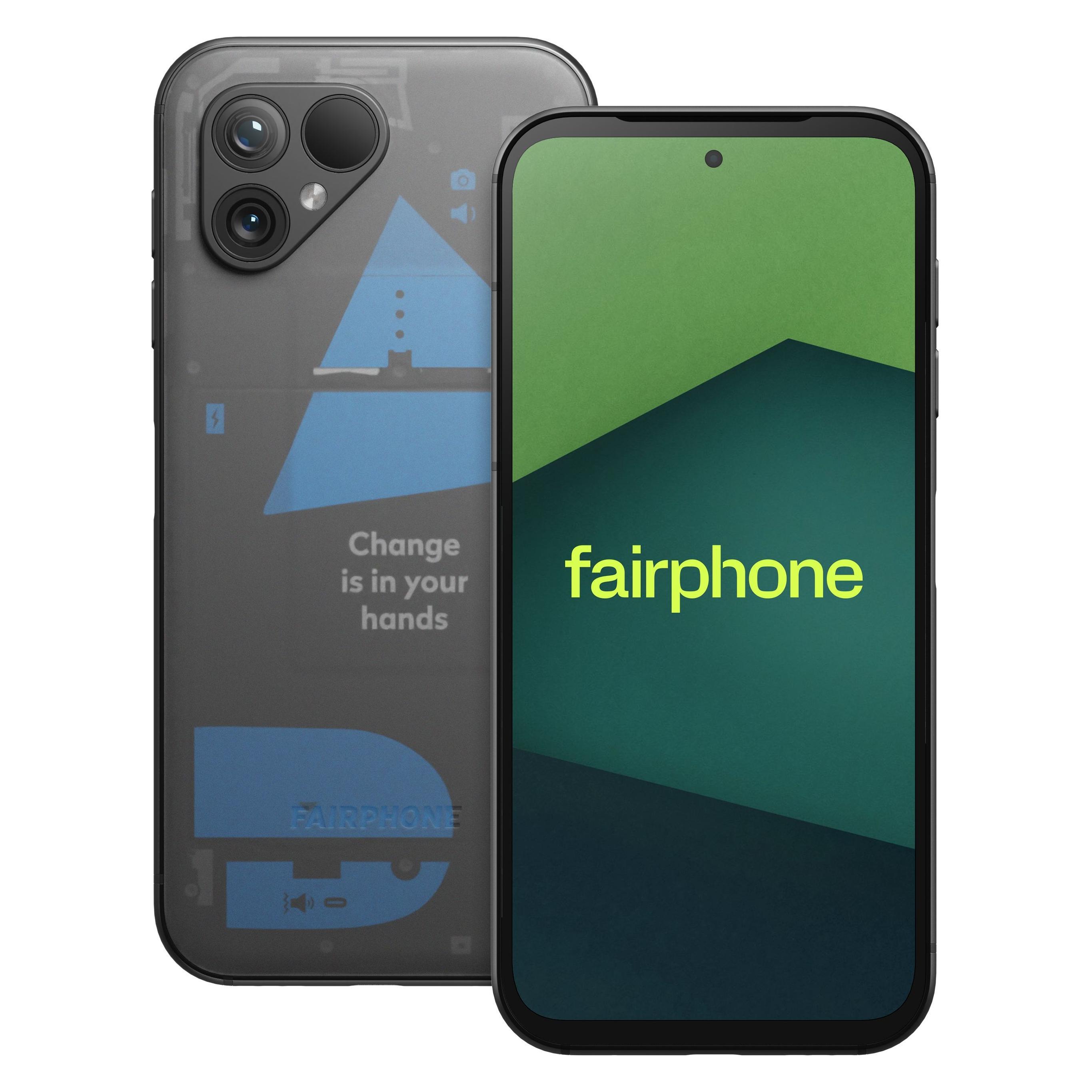 Fairphone 5 (256 GB, Transparente Edition, 6.46", SIM + eSIM, 5G) (F5FPHN-2TL-EU1)