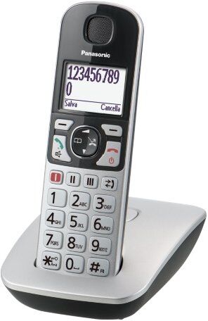 Cordless Panasonic KX TGE510JTS Dect Argento