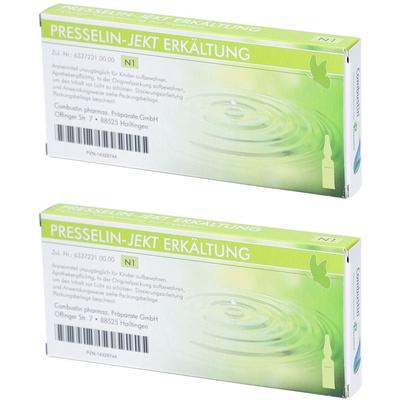 PRESSELIN-Jekt Erkältung Ampullen 2x 2x10x1 ml