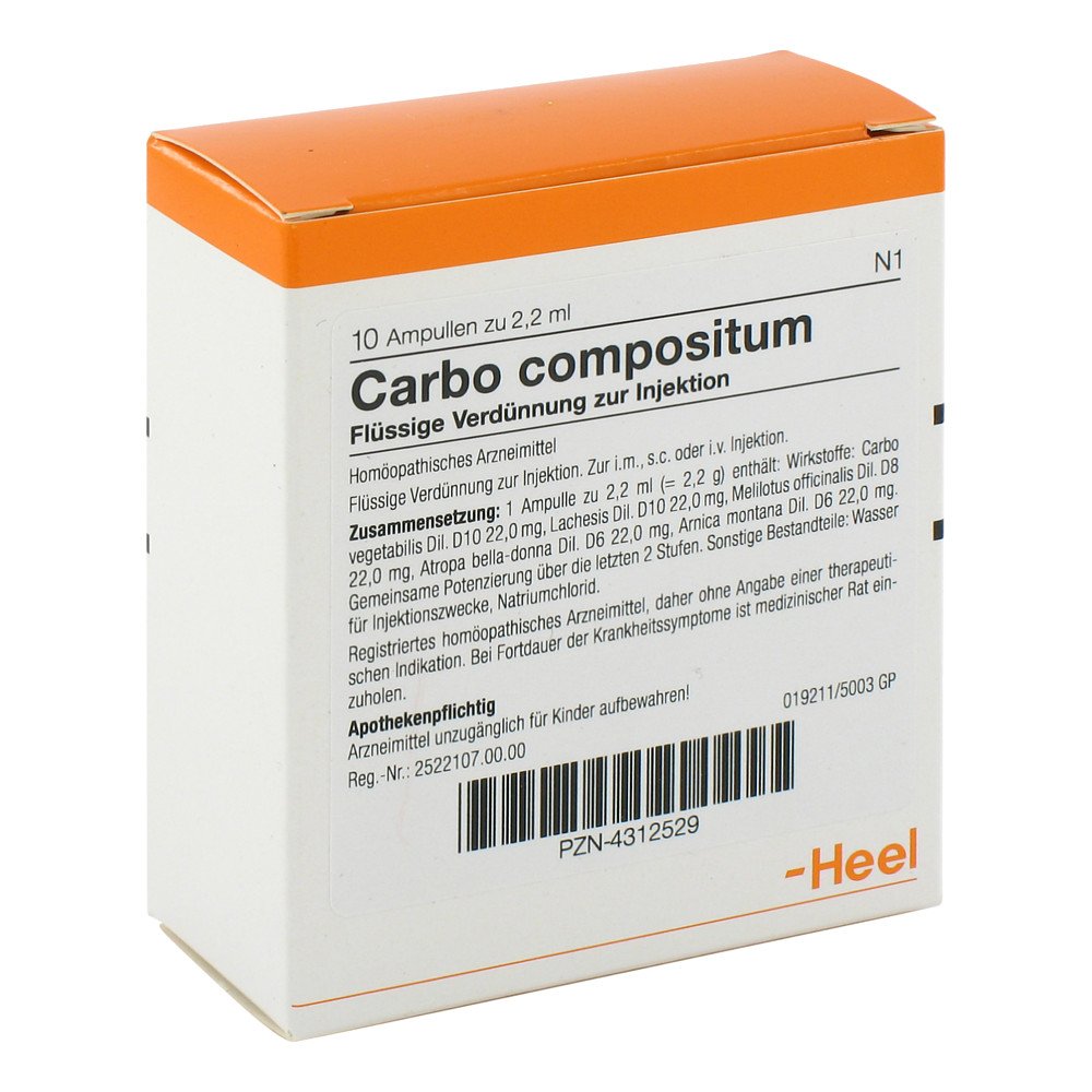 Biologische Heilmittel Heel GmbH Carbo Compositum Ampullen 04312529