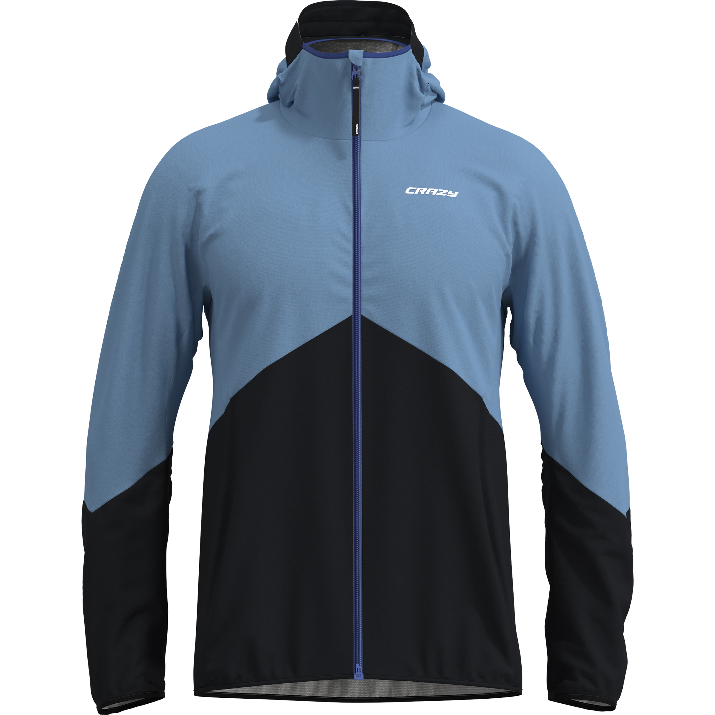 Crazy Boosted Proof Herren Regenjacke blau Größe L Alpinklettern | Bergsteigen | Hochtour Klein verpackbar