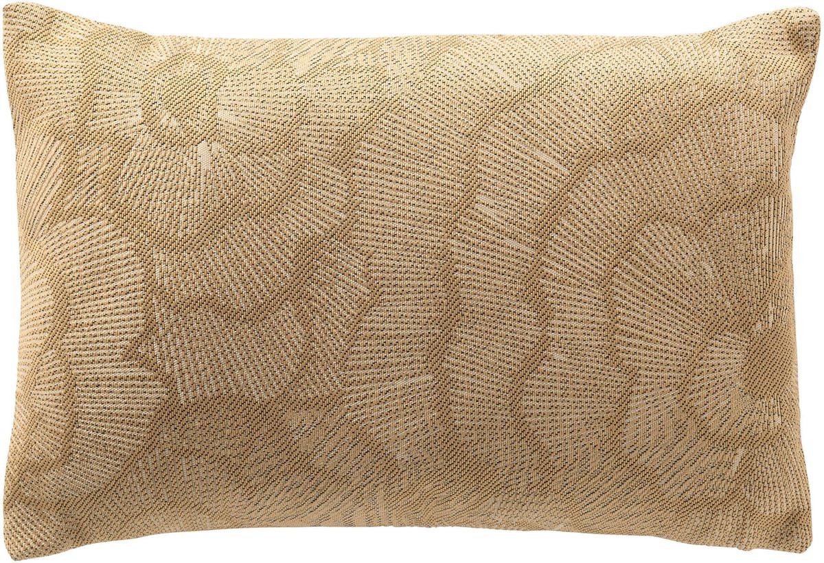 Dutch Decor DAISY buitenkussen Irish Cream beige 40 x 60 cm waterafstotend en uv-bestendig