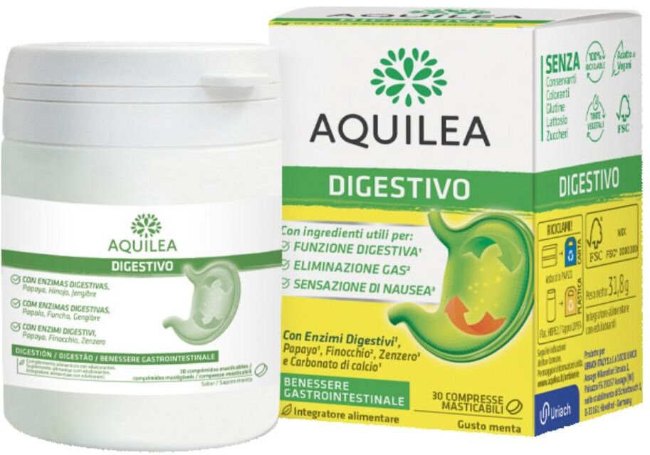 URIACH ITALY Srl AQUILEA DIGESTIVO 30CPR MASTIC