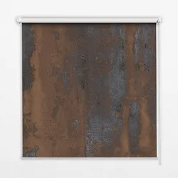 INNENROLLO - Fensterrollo - Rollo - 80x140 cm - Rostiges Blech