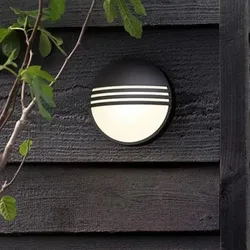 Philips myGarden LED Außenwandleuchte Yarrow Schwarz