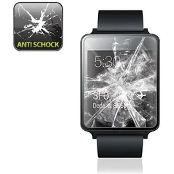2x Panzerfolie für LG G Watch ANTI-SCHOCK Displayschutzfolie Displayfolie KLAR