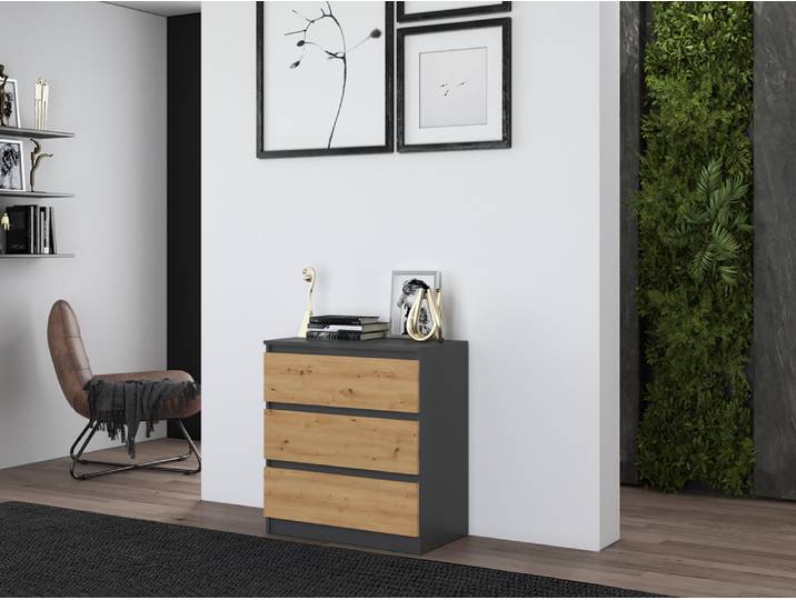 Kommode modern groß 3 Schubladen funktional