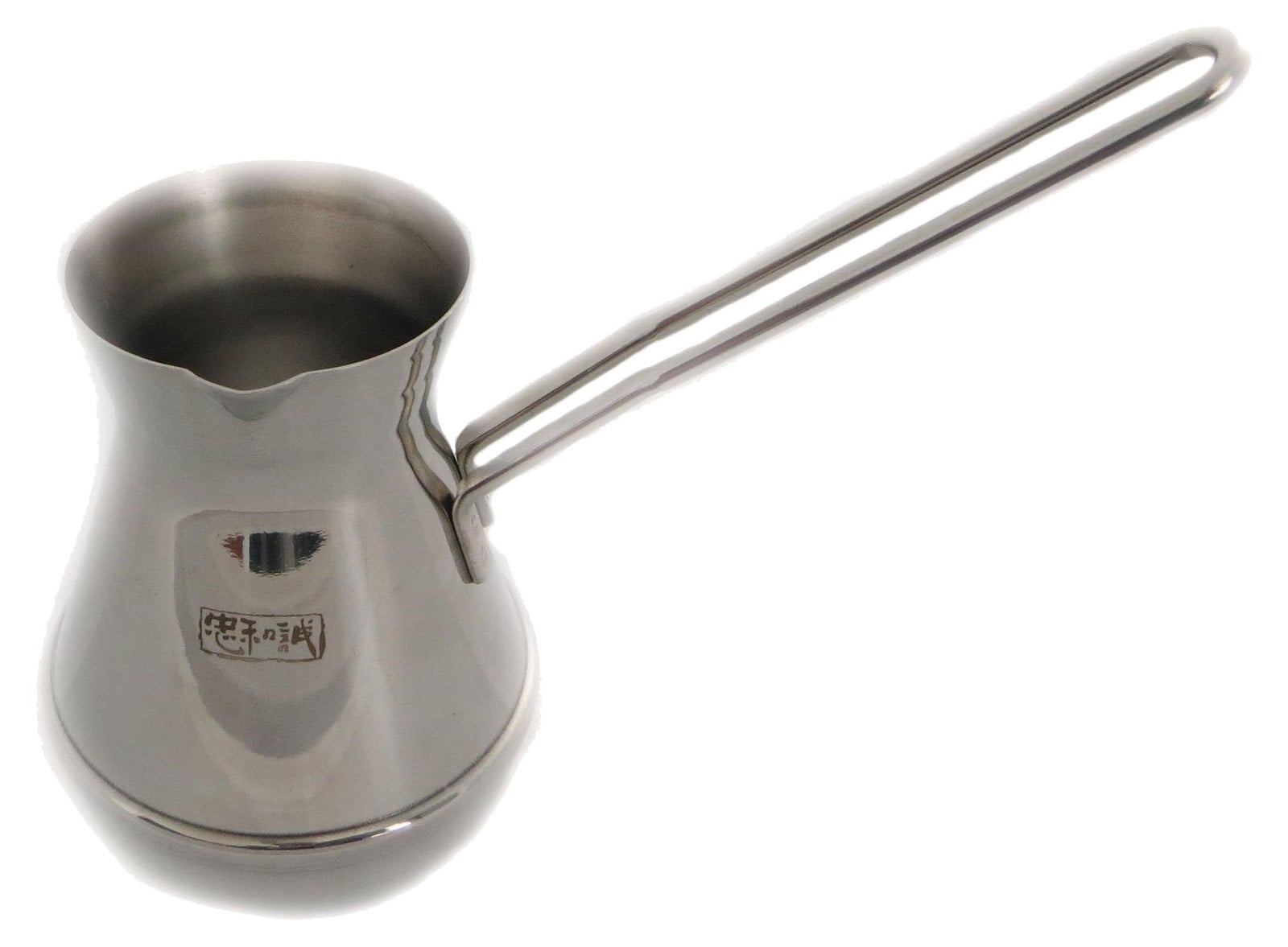 Dripio Turkse koffiepot cezve, 350 ml, roestvrij staal, zilverkleurig