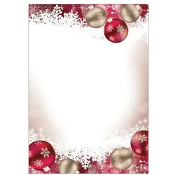 Sigel Weihnachts-Motiv-Papier »Frozen« blanko A4 100 Blatt