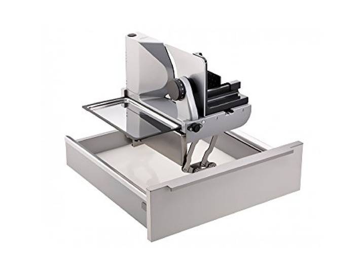 Ritter Metall-Einbau-Allesschneider AES 72 SR-H silbermetallic, rechts, 1 Stück, 546005