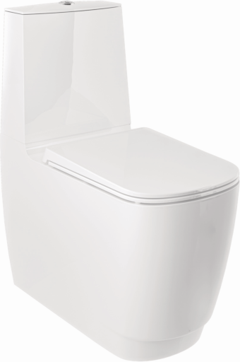 Kludi RESA S Spiralflush-UNI-Trap WC 27WCB0143 versteckte Befestigung weiß glänzend
