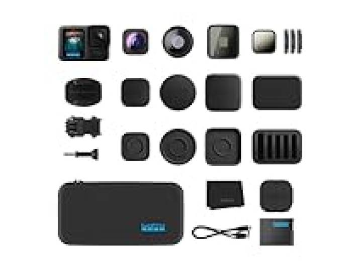 Collection d'objectifs GoPro HERO13 Black + série HB : Objectif Macro, Objectif Ultra Grand Angle, 4 filtres ND, Objectif anamorphique et étui Premium