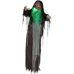 HALLOWEEN DECORATIONS 183cm Hängendes Monster mit grün LED-Lichter, Soundfunktion