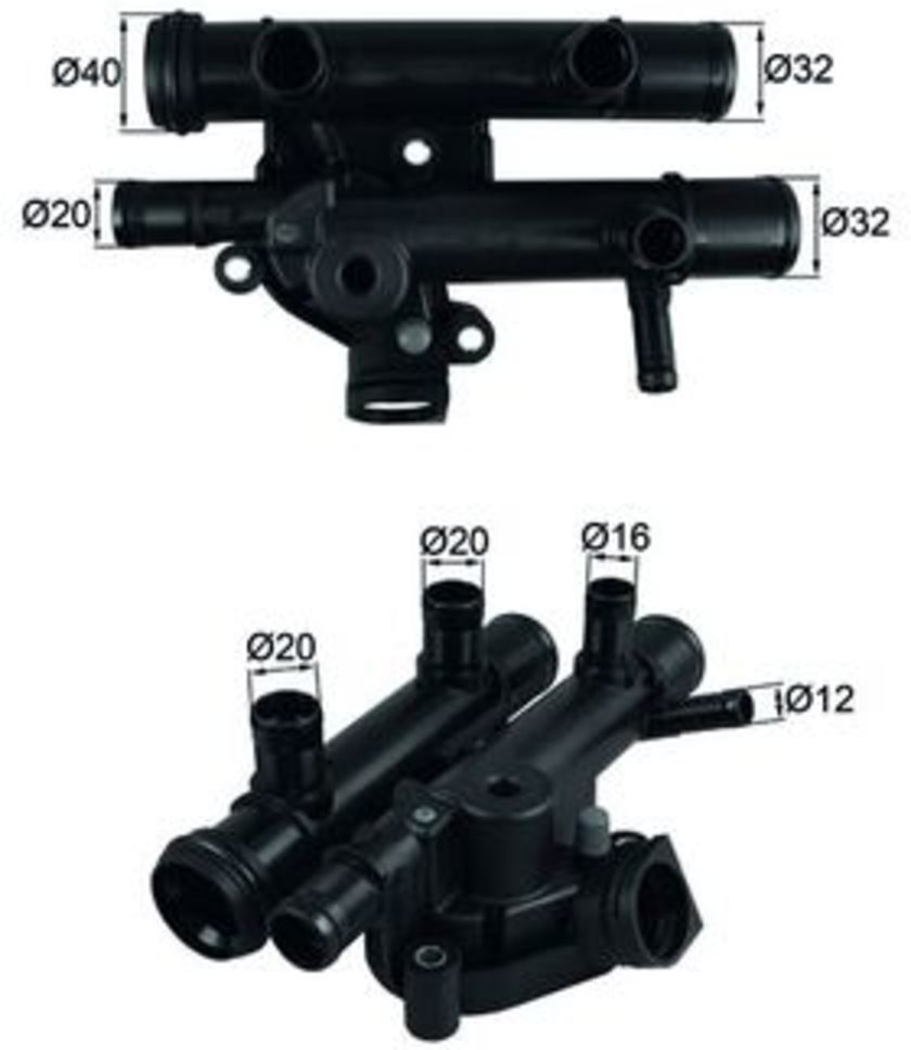 Thermostat, Kühlmittel MAHLE TI 259 83D