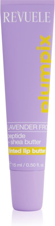 Revuele Plumpix Lavender Frost tinted lip balm shade Silver Shimmer 15 ml
