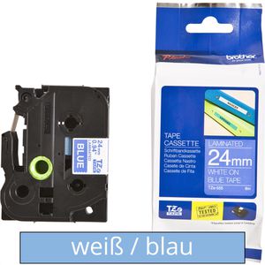 Brother TZe-555 24mm Schriftband P-touch Tape blau