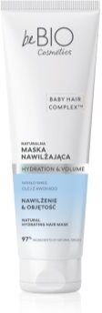 beBIO Baby Hair Complex Hydration & Volume Máscara hidratante para o cabelo para um volume mais rico 150 ml. Baby Hair Complex Hydration & Volume