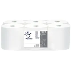 Handtuchrollen Werra Recycling naturweiß 20 cm x 275 m 6 Rollen/Paket, Innenabwicklung, 1-lagig