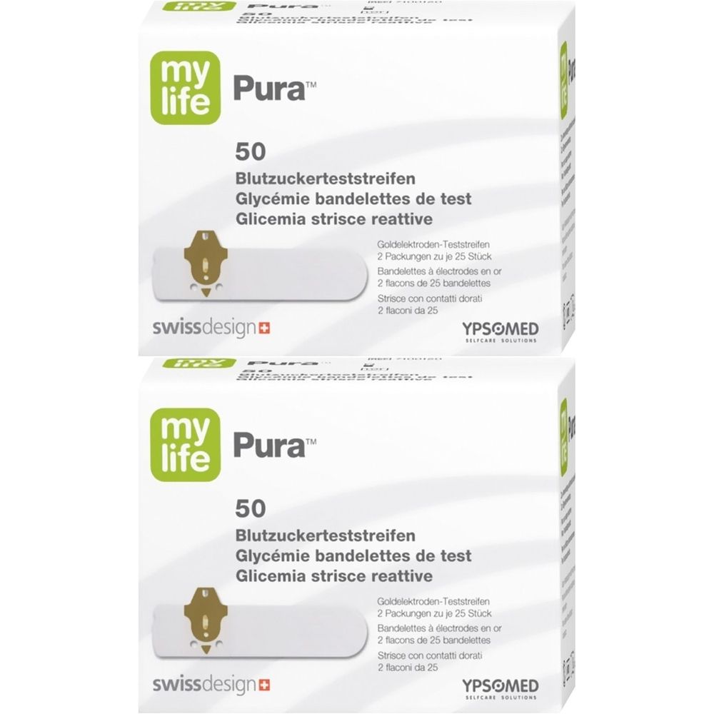 Mylife Pura Blutzucker Teststreifen 2x 2x50 St