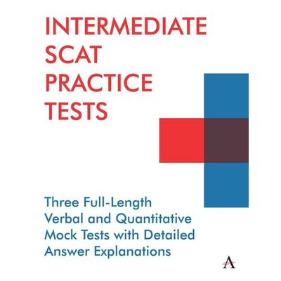 Intermediate Scat Practice Tests, Taschenbuch von Anthem Press, Ingram Publishers Services, 978-1-83998-168-5