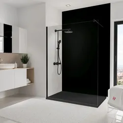 Schulte  ExpressPlus  Duschrückwand  DecoDesign  Softtouch  150x255  cm  Mattschwarz