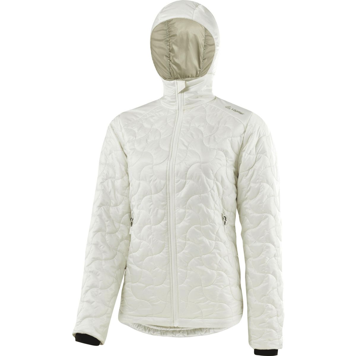 Löffler Women Hooded Iso-jacket Grace CF PL100 cremewhite (104) 42 28452-104-42