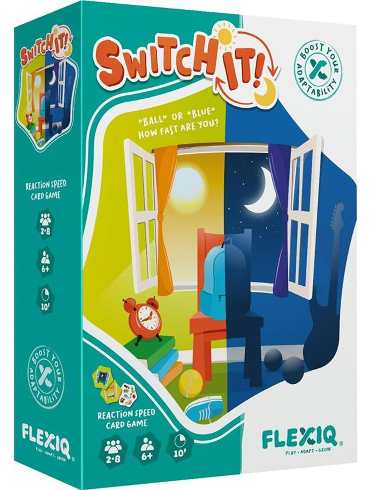 FlexIQ Switch It! Kaartspel: Een denkspel voor kinderen en het hele gezin