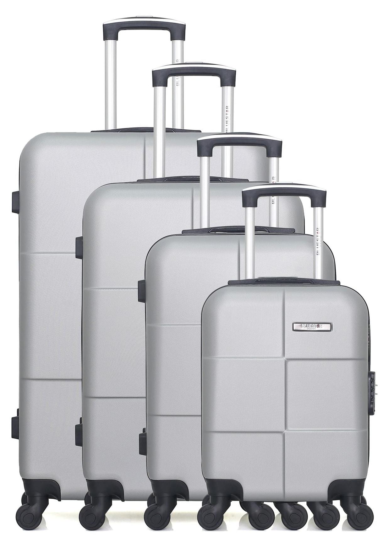 BLUESTAR - 4er-Set Koffer MIAMI-M 75 cm, 4 Rollen
