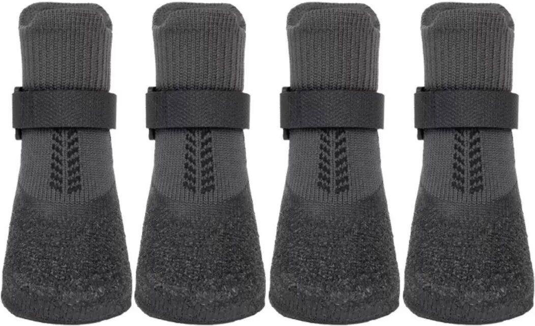 INF Wasserdichte Anti-Rutsch-Hundeschuhe - 4er-Pack, Verbesserter Grip & Schutz XS