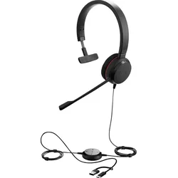 Jabra Evolve 20 UC mono kabelgebundenes Headset, USB-C, USB-A
