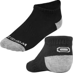 Zoom Damen Golfsocken Ankle 3er Pack schwarz/grau
