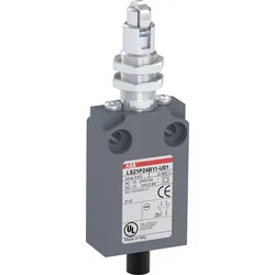 ABB LS21P24B11-U01 Positionsschalter Kunststoff-Geh. grau IP67 Stahl-Rollendr.bolzen quer verzinkt 1SBV016024R3801 LS21P24B11U01