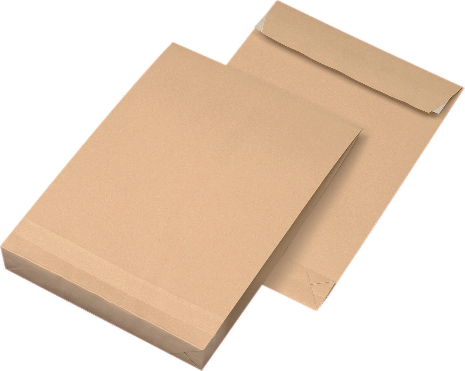MAILmedia Faltentaschen DIN B4 braun 30011292