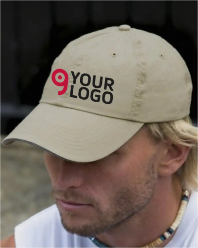 Cappellino in cotone twill 100g, prelavato, chiusura metallica Personalizzate o neutre Result