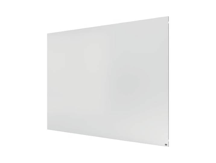 NOBO Infinity - Tableau Blanc Effaçable Sans Cadre\, 1200 x 900 mm\, Petit Tableau Blanc Magnétique en Acier Réticulé sous UV\, Facile à Nettoyer\, coloris Blanc\, 1915715