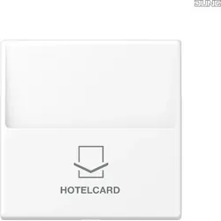 Jung Hotelcard-Schalter schneeweiß matt A 590 CARD WWM