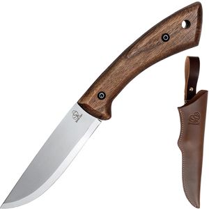 BeaverCraft Jagdmesser BC-BSH1, mit Lederscheide, Klinge feststehend