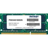 SO-DIMM 4 GB DDR3-1600 , Arbeitsspeicher PSD34G16002S, Signature Line