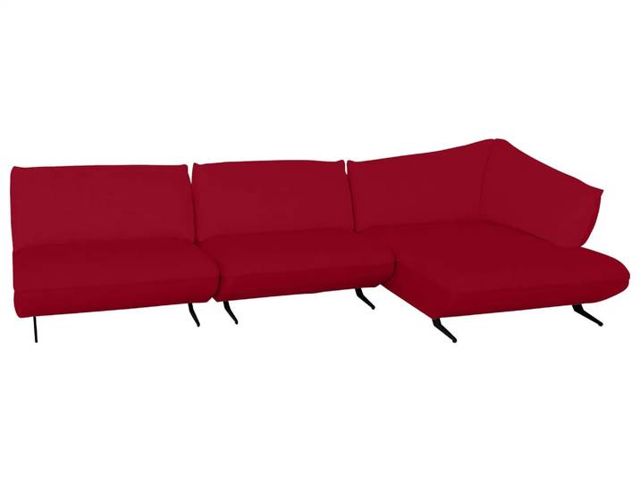 Ecksofa 8169 Basic Himolla / Farbe: Rosso / Material: Leder Basic