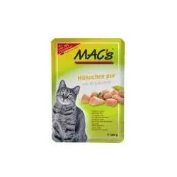 Mac' Cat Pouch Pack Hühnchen pur mit Kräutermix 100 g