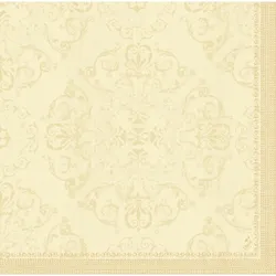 DUNI Dunilin Serviette 40x40 cm 1/4F.Opulent Cream