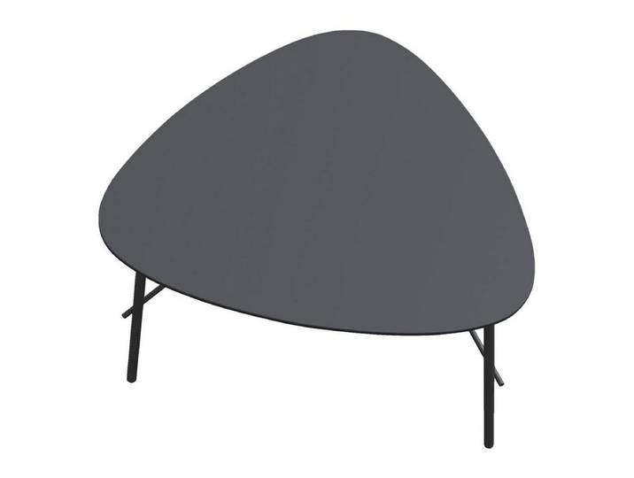 meet Beistelltisch Lazy, Breite 50 cm, mit lackierter Tischplatte