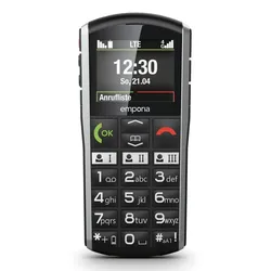 4G Smartphone 5,08 cm (2 Zoll) Single SIM  Simplicity V27 (Schwarz, Silber)